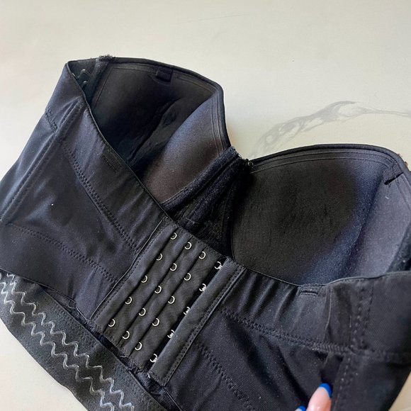 Yellow Gold Rhinestone Jeweled Bustier/Corset Crop Top - Picture 5 of 5